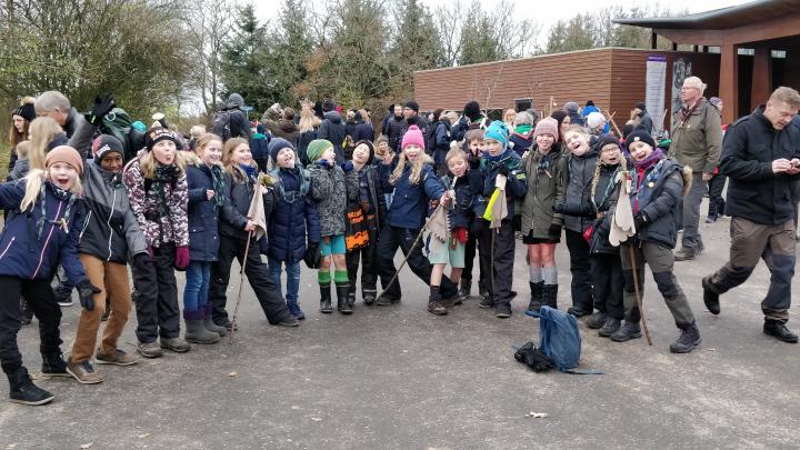 Gruppe foto af alle Juniorspejderne